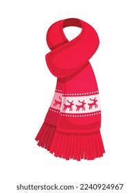 Jahreszeit-Winterkleidungszusammensetzung mit isoliertem Bild von stylischem warmen Kleidungsstück auf unscharfem Hintergrund, Vektorgrafik