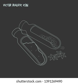 Seasoning icon line element. Vector illustration of seasoning icon line isolated on clean background for your web mobile app logo design.