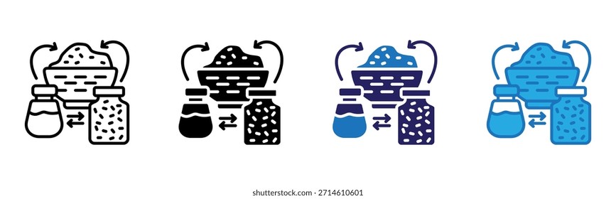 Icono de condimento Multi Style Ilustración vectorial