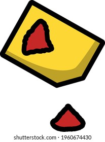 Icono De Paquete De Temporada. Contorno de negrita editable con diseño de relleno de color. Ilustración vectorial.