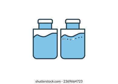 Seasonings Icon. Icon related to kitchen tool. Suitable for web site design, app, user interfaces. Line icon style. Simple vector design editable