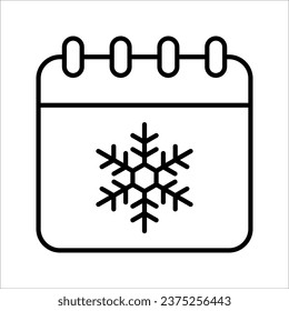 Seasons calendar icons. Spring, summer, autumn, winter time. Four seasons. vector illustration on white background