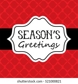 season's greeting card design