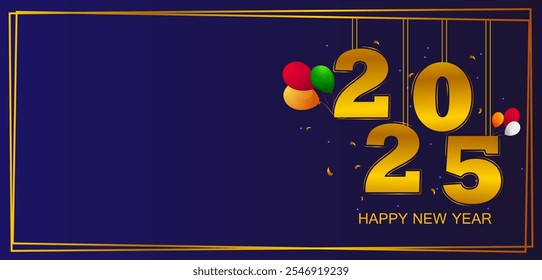Seasons Greetings and Happy New Year 2051 background. Vector illustration