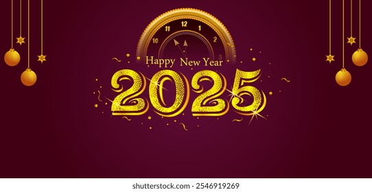 Seasons Greetings and Happy New Year 2051 background. Vector illustration