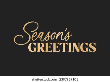 Seasons Greetings, Holiday Greetings, Season Greetings Background, Holiday Background, Holiday Banner, Christmas Background, Vector Illustration	