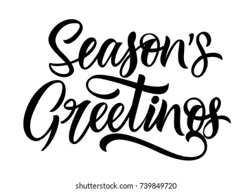 Seasons Greetings Lettering