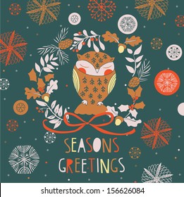 Seasons Greetings Print Design