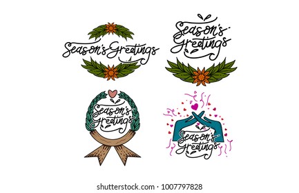 Season's Greetings Template Set