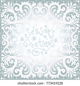 Season's Greetings vector illustration