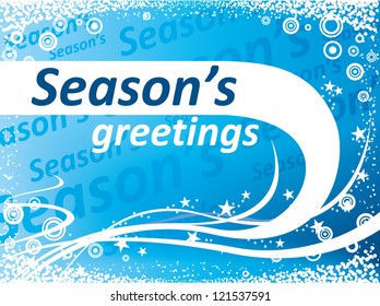 Season's Greetings Vector Lettering