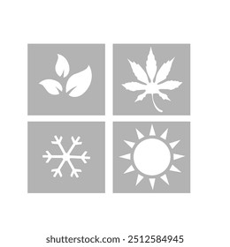 ícone de estações em um fundo branco, ilustração de vetor