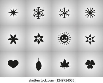Seasons icon set - vector design