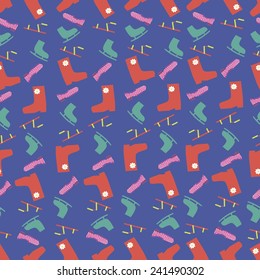 Seasons, vector, colorful illustration