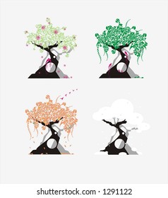 seasons of the year as trees