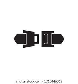 Seat belt icon design isolated on white background