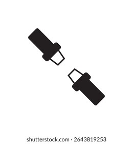 seat belt icon illustration element design