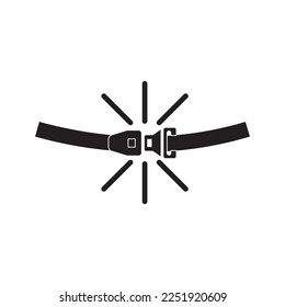 seat belt icon vector illustration symbol design