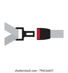seat belt icon- vector illustration