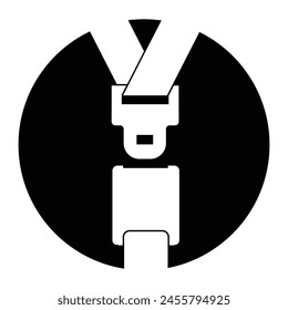 seat belt logo vector illustration design