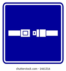 seat belt sign