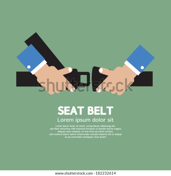 seat belt vector