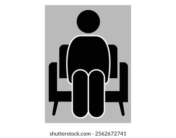  seat, chair, classic, illustration, isolated, modern, comfortable, graphic, indoor, lounge, luxury, minimal, minimalist, outline, seating, silhouette, sofa, armchair, furnishing, interior, office, si