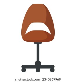 Seat icon cartoon vector. Office desk. Business job