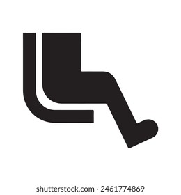 Seat icon vector design in eps 10 