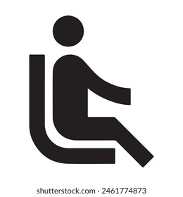 Seat icon vector design in eps 10 