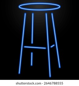 seat neon sign, modern glowing banner design, colorful modern design trends on black background. Vector illustration.