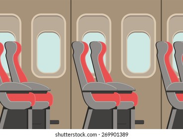 Seat on the plane