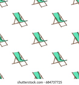 Seat for sunbathing on the beach.Summer rest single icon in cartoon style vector symbol stock illustration.
