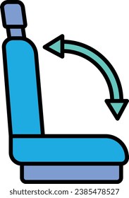 Seat vector icon. Can be used for printing, mobile and web applications.