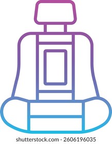 Seat vector icon. Can be used for printing, mobile and web applications.