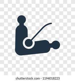 Seat vector icon isolated on transparent background, Seat transparency logo concept