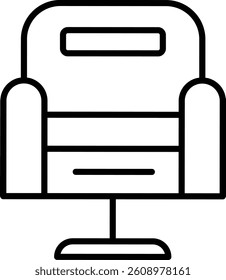 Seat Vector Line Icon Design
