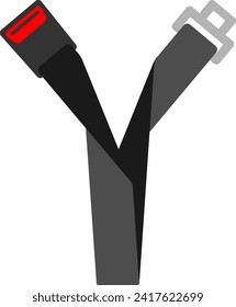 
Seatbelt Letter Alphabet Vector Element