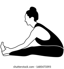 Seated Forward Bend Yoga Pose