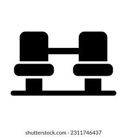 Seating Vector Glyph Icon For Personal And Commercial Use.
