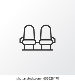 Seats Icon Symbol. Premium Quality Isolated Armchair Seats Icon Element In Trendy Style.