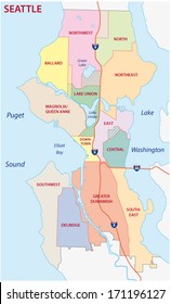 Seattle Administrative Map