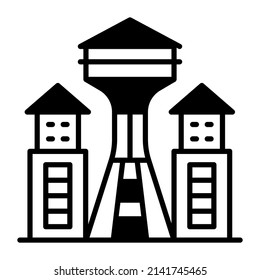 Ilustración vectorial de la construcción de Seattle aislada sobre fondo blanco. Concepto de negocios de arquitectura.