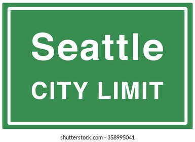 Seattle City Limit Sign
