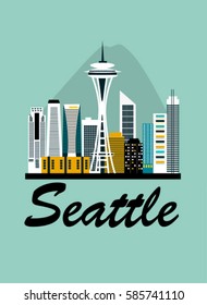 2,587 Seattle vector Images, Stock Photos & Vectors | Shutterstock