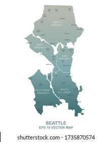 375 Map outline of seattle Stock Illustrations, Images & Vectors ...