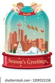 Seattle Season's Greetings Card