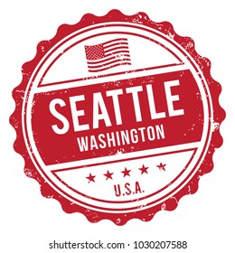 Seattle Washington Stamp