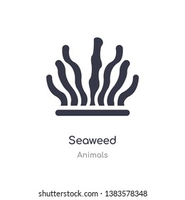 seaweed icon. isolated seaweed icon vector illustration from animals collection. editable sing symbol can be use for web site and mobile app