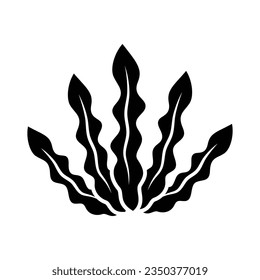 seaweed icon vector design template in white background